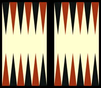 Game board for Backgammon 2